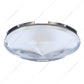 4 Even Notched Chrome Pointed Front Hub Cap 7/16" Lip - 10146
