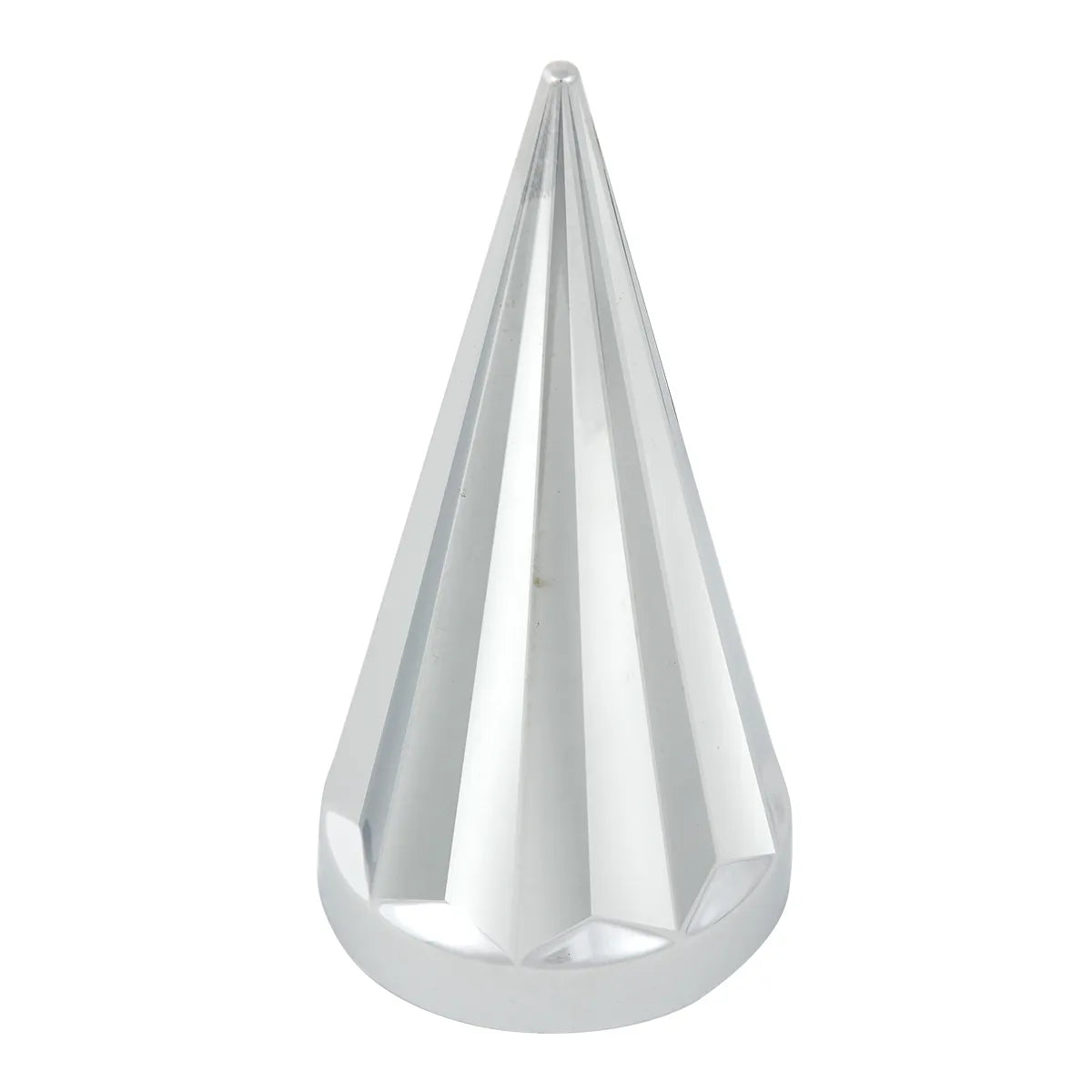 Axis Style Chrome Plastic 33MM x 4-1/2 Inch Lug Nut Cover Push-On - 10228