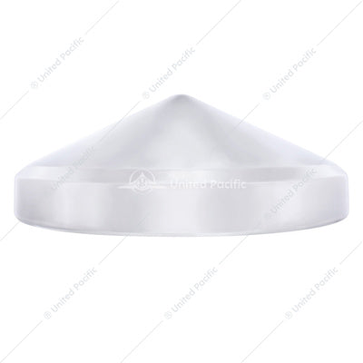 8 1/4" Chrome Pointed Rear Hub Cap - 10229