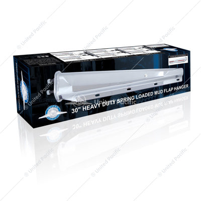 30" Chrome Heavy Duty Mud Flap Hanger 2 1/2" Bolt Pattern - 10653
