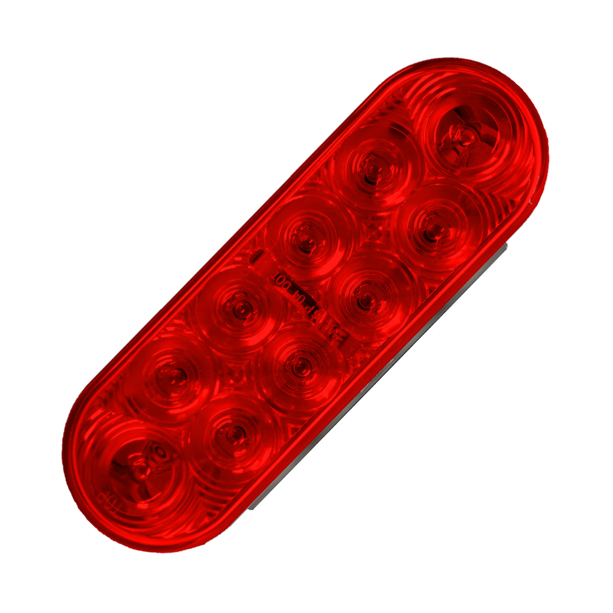 10 diode red oval LED stop tail turn light for trucks