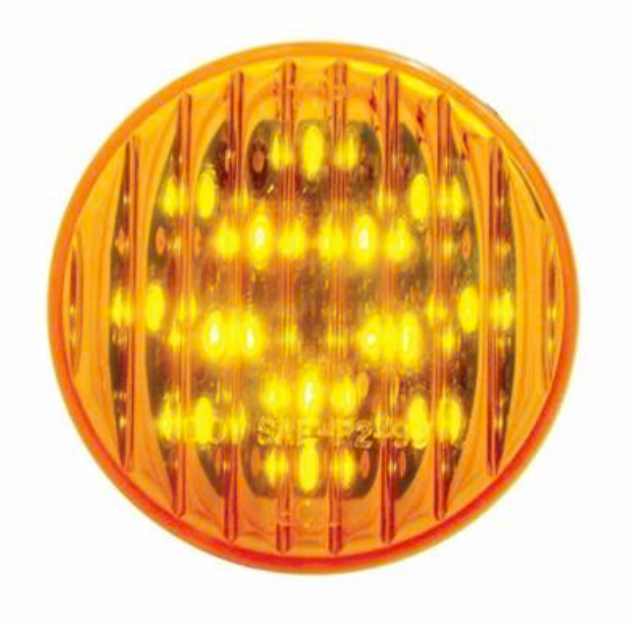 13 LED 2.5 inch amber clearance marker light for trucks and trailers