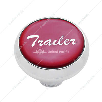 Trailer" Deluxe Air Valve Knob - Red Glossy Sticker - 23410