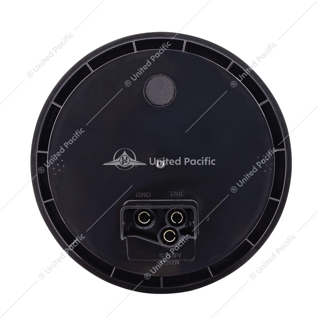 4-inch round 24 LED red mirage stop turn and tail light with mirror effect lens and durable sealed housing