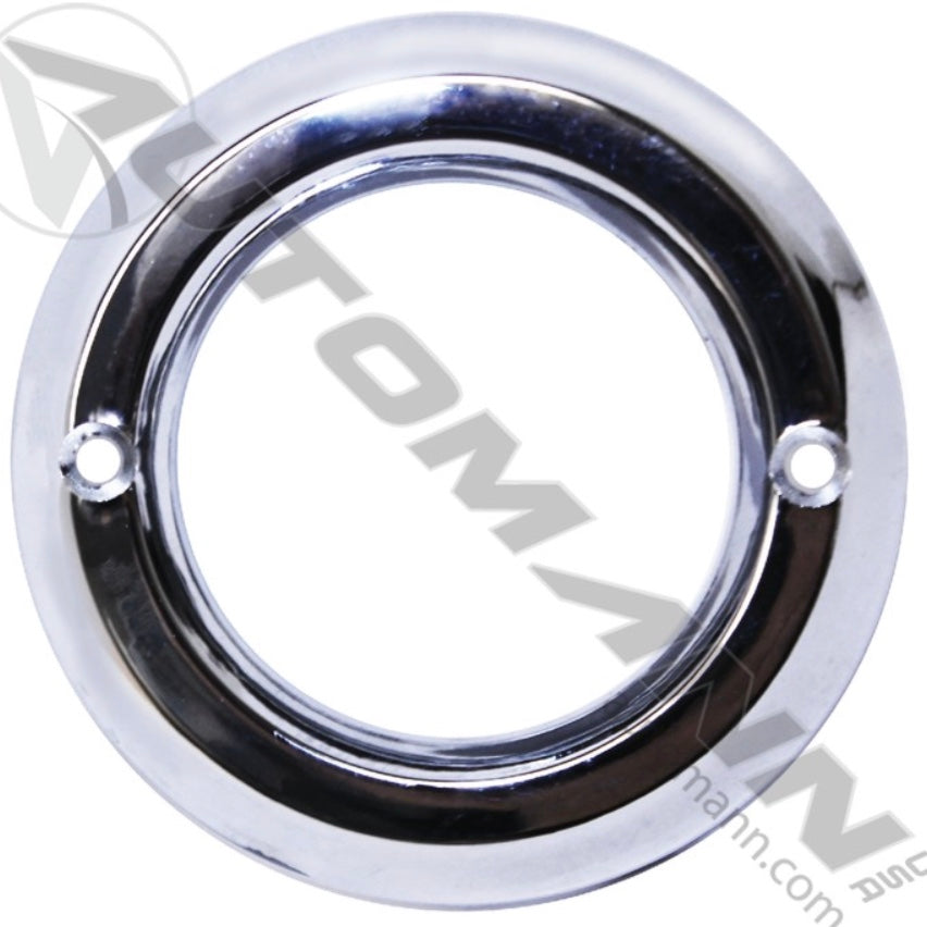 2-inch chrome plastic ABS light bezel for truck lights