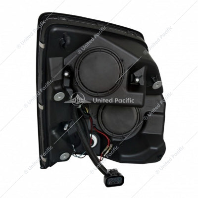 Projection Headlight W/white Led Light Bar For 2003-2017 Volvo VN/VNL Drive Side - 31263