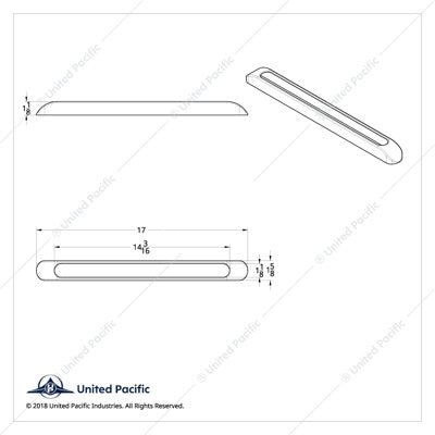 17" LED Light Bar Bezel - 34047