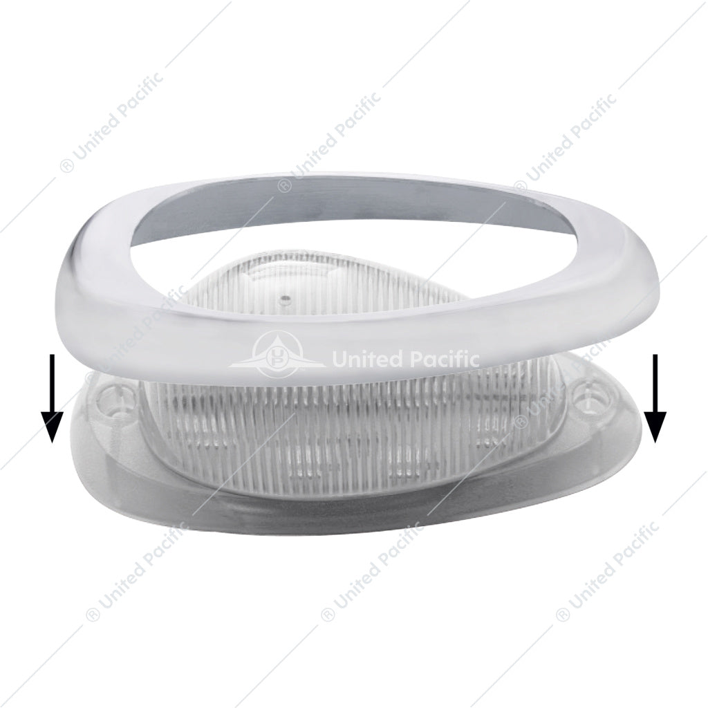 15 LED Freightliner Sleeper Clearance/Marker Light Amber - 38449