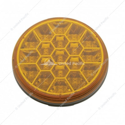 19 LED 4 Inch Reflector Turn Signal Light Amber Led / Amber Lens - 39700