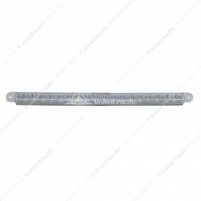 19 LED 12 Inch Reflector Stop/Turn/Tail Light Bar Red Clear Lens - 39776