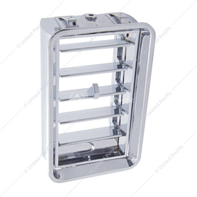 Chrome Plastic A/C Vent For 1989-2010 Freightliner FLD/Classic Center Dash - 41024