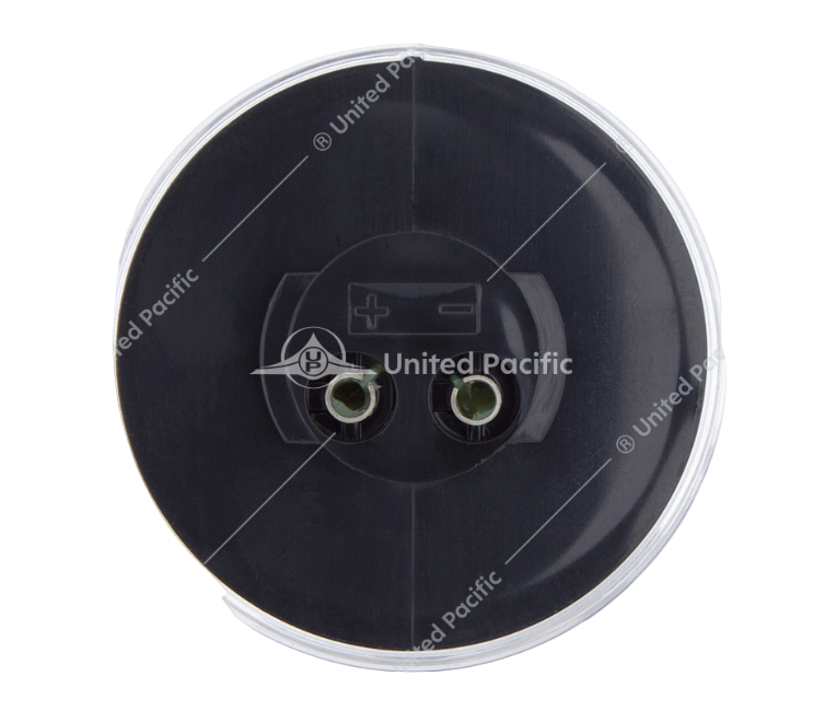 2" round Abyss clearance/marker light with 4 white LEDs, clear infinity-effect lens, sealed housing, DOT/SAE approved.