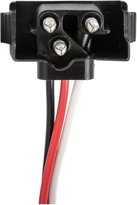 Coverts Male 3-Pin Round Plug to Standard 3-Pin Right Angle Plug - 88096