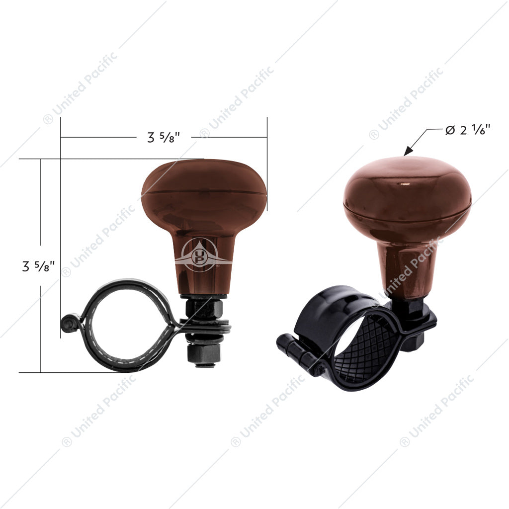 Heavy Duty Steering Wheel Spinner Wooden Style - 70159