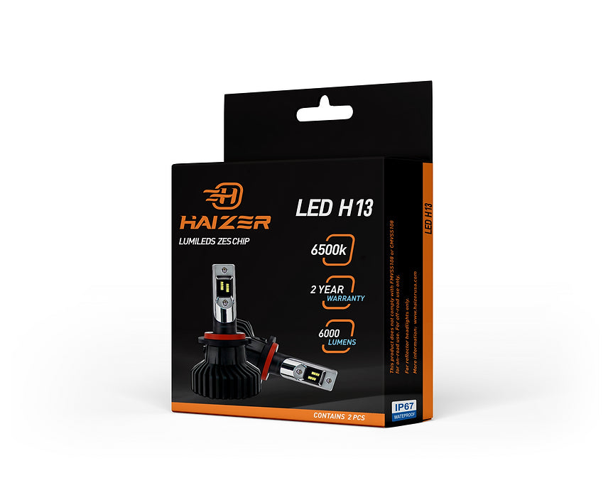 Platinum Series LED H13 Replacement Bulbs - HZR2-LED H13-9008