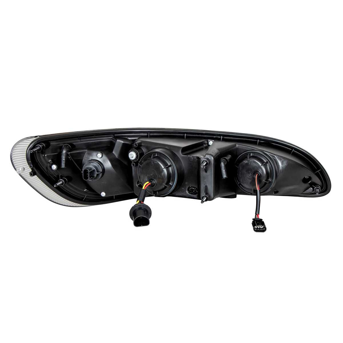 Chrome Projection Headlight With LED Dual Function Light Bar For PB 386 (2005-2015) & 387 (1999-2010) Driver Left - 31252