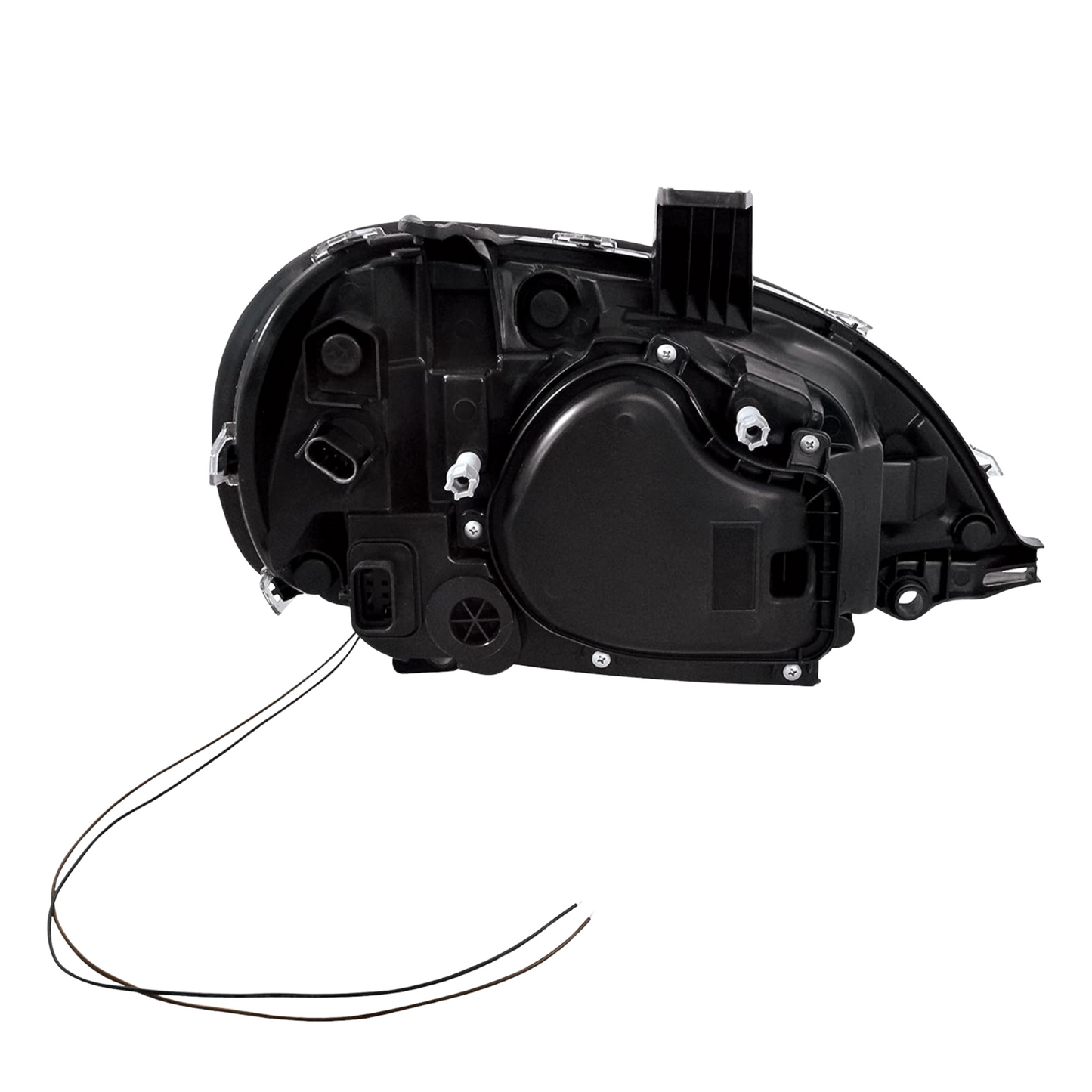 Chrome Projection Headlight with LED Position Light For 2001-2020 Freightliner Columbia Driver - 31256