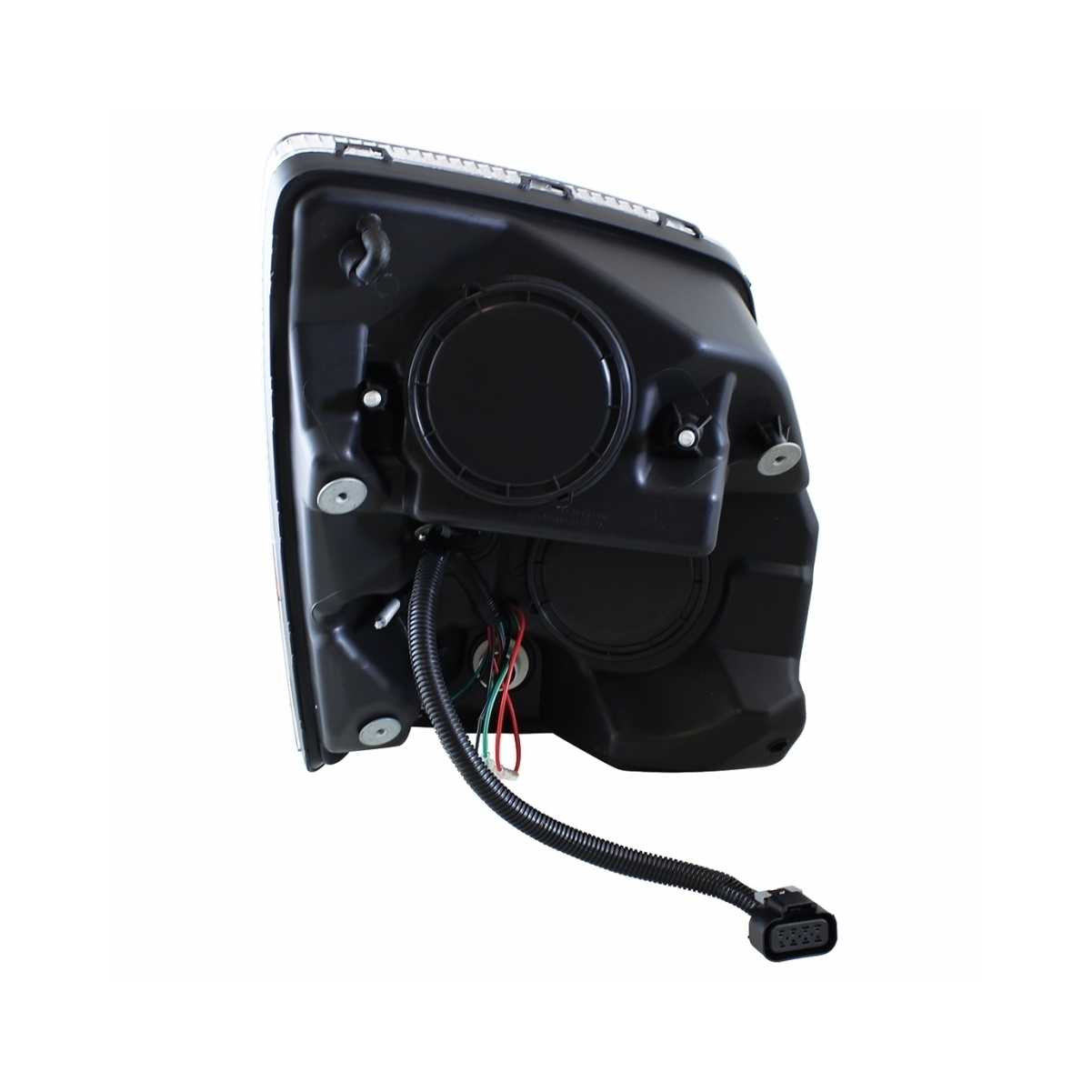 Chrome Projection Headlight w/ Amber LED Light Bar for 2003-2017 Volvo VN/VNL Driver - 31230