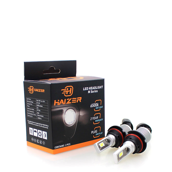 Platinum Series LED Headlight Bulbs 5200 Lumens - HZRM-LED 9007