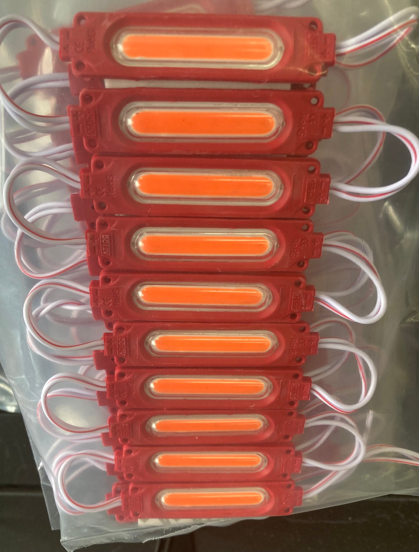 Red 20- Pack LED combo module light 12V IP65 Waterproof - 2024R