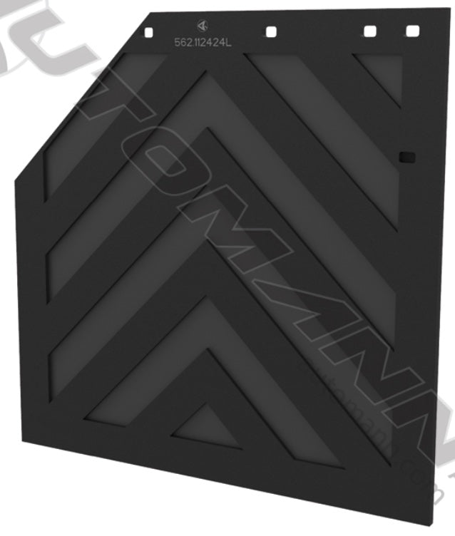 Left Side Mud Flap Heavy Duty 45 Degree - 562.112424L