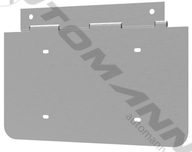 Stainless Steel License Plate Holder Single - 562.K1011SS