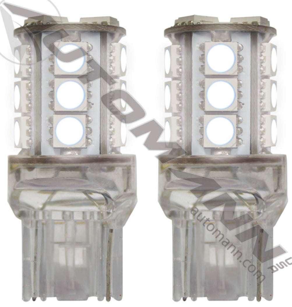 LED Bulb 7443 White 2pcs Premium - 571.LD7443W18P-2