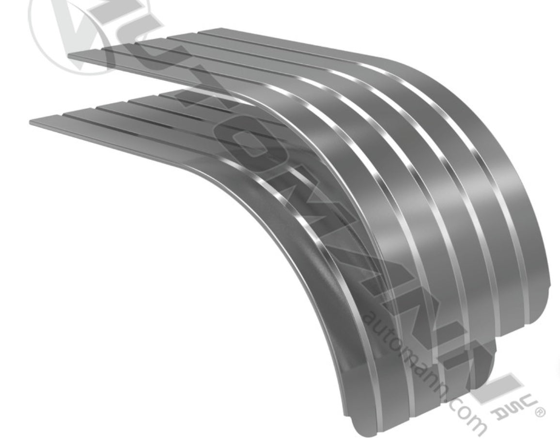 Fender Half Tandem Ribbed Stainless 66" Pair - 562.9132