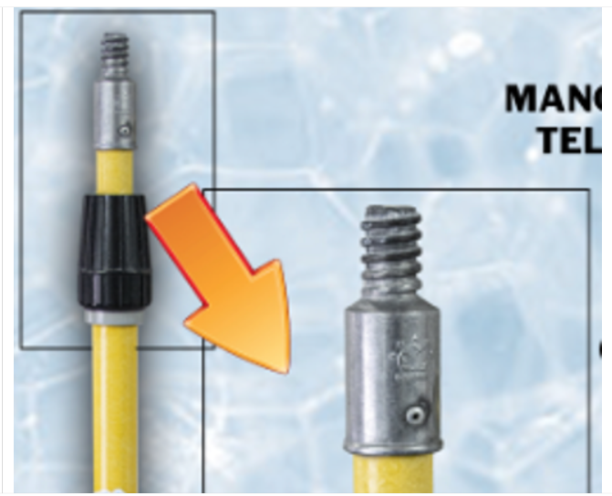 Extendable Telescopic Fiberglass Pole 48 Inch to 96 Inch - A104-P4896