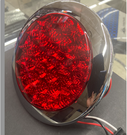 4.5" Round Sealed 32LED S/T/T Light with Chrome Abs Bezel - 40468