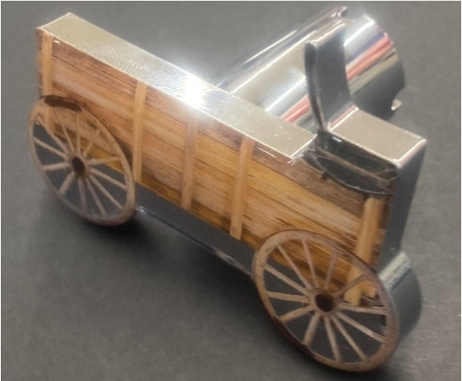 Wagon knob chromed and packed - CK-WM-LS3-W