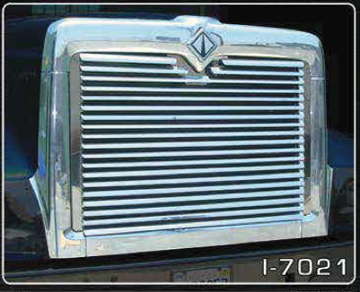 International 9300/9900 Hood Grill with 19 Louvers - I-7021