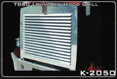 T800 Hood Grill with 15 Louvers - K-2050