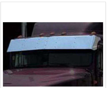 International 9400 Eagle 13" Drop Visor Old Style Flat Windshield - I-7004