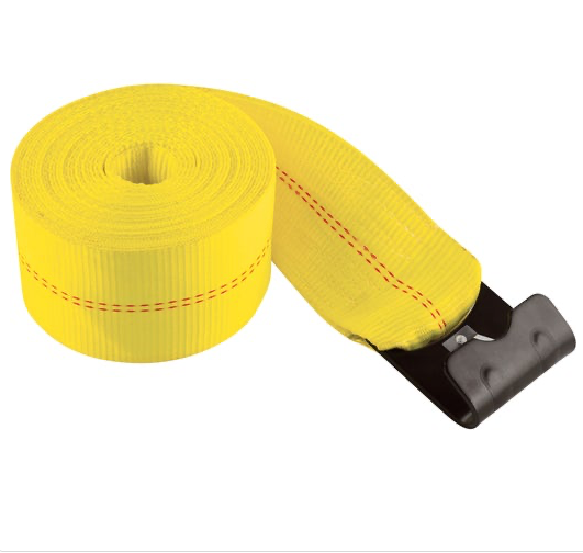 Flat Hook Winch Strap 4in X 27FT - 573.D427FH
