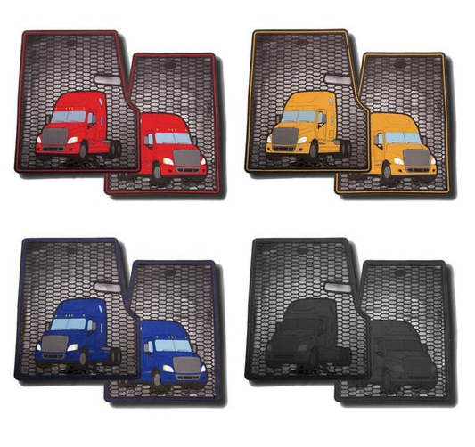 Freightliner Cascadia Coronado Rubber Floor Mats - 2001160