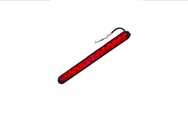 LED 16'' Light Bar Red Sealed Stop/Turn/Tail Light 5 Wires - MTLLB1017STT-13R