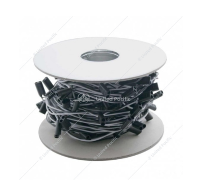 2-Prong Female Bullet Plug Wire Harness Roll 8" Lead - 34196