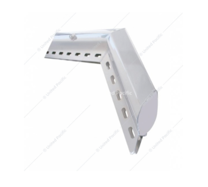 30" Stainless Steel 45 Degree Angled Heavy Duty Mud Flap Hanger 2-1/2" Bolt Pattern - 10846