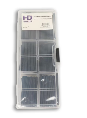 Heat Shrink Tube Assortment HDV -SHR185BL
