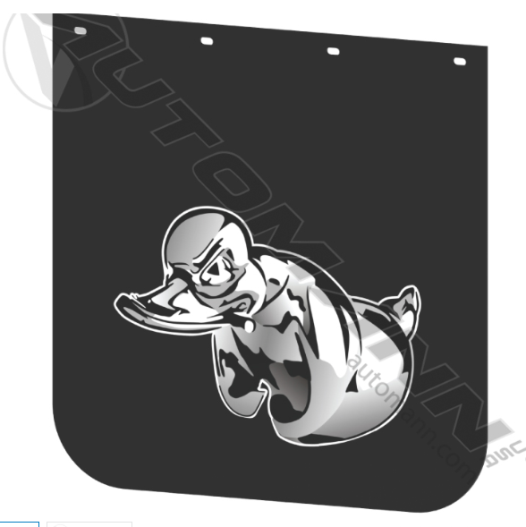 Mud Flap Rubber Duck 24in X 24 Poly - 562.142424RDC