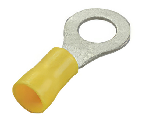 12-10 AWG 5/16" STUD VINYL RING TERMINAL, 12 PCS -98085