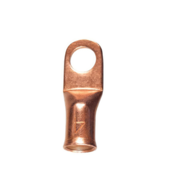 4 AWG 3/8" STUD SEAMLESS TUBULAR COPPER LUG, 5 PCS -98093