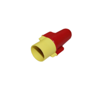 18-8 AWG RED/YELLOW SOFT VINYL TWIST CONNECTOR, 4 PCS - 98096