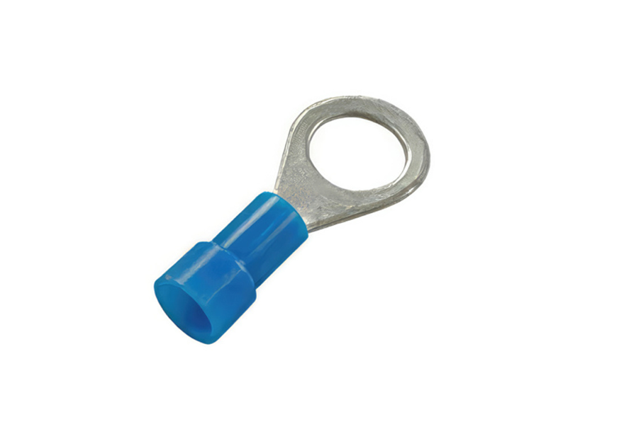 16-14 AWG #10 STUD VINYL RING TERMINAL, 19 PCS - 98063