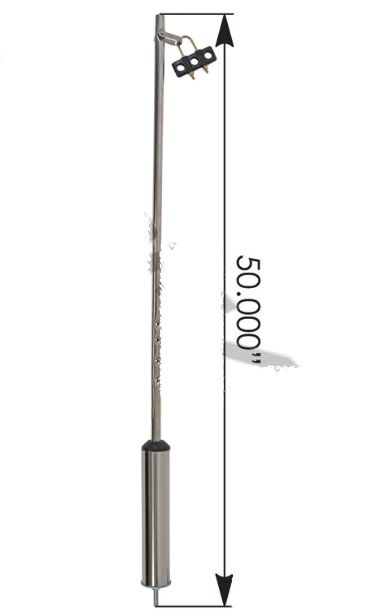 Pogo Stick Stainless Steel 50 inches - 177.3023