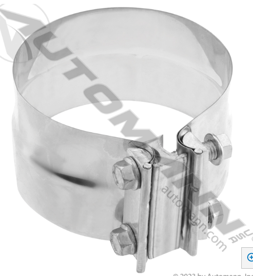 Band Clamp Preformed 5" Stainless Steel Torca 562.U3105SS-T