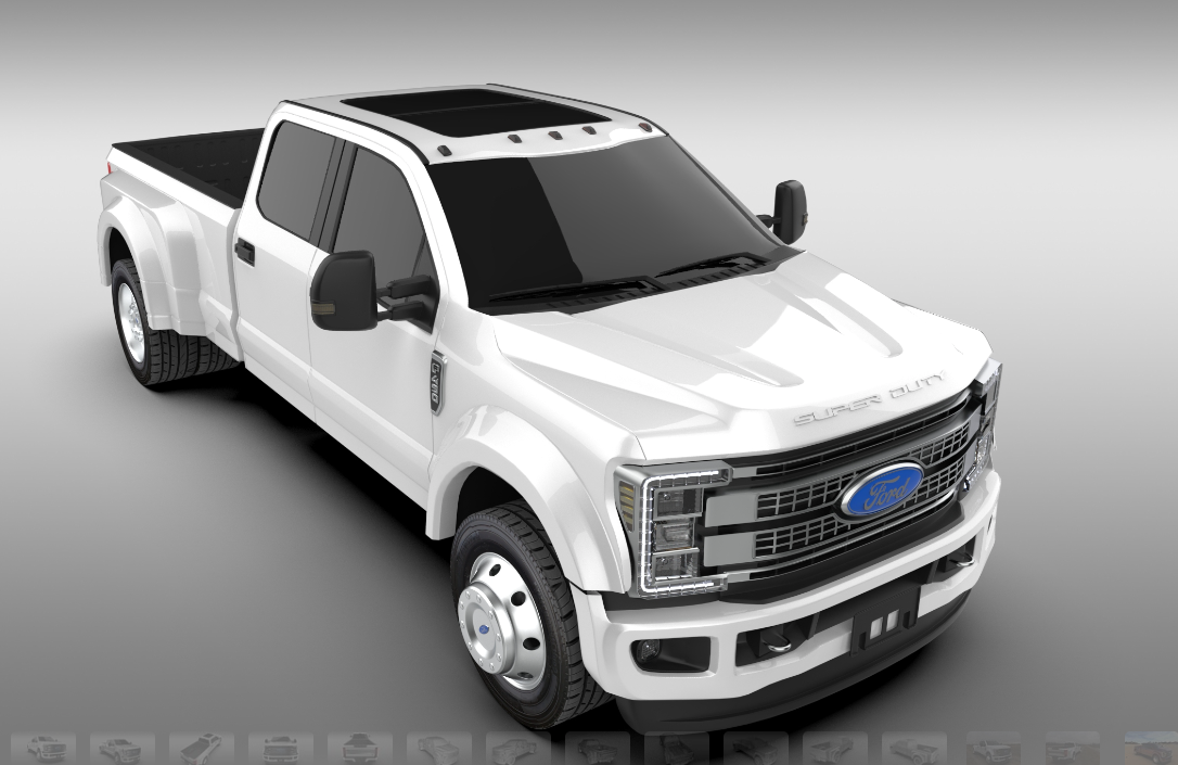 19'' Wheel Simulator Front & Rear W/ Hub Cap - RZCMWC-9509