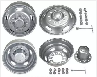 17'' Wheel Simulator Front & Rear 4 Pack W/ Hub Cap - RZCMWC-9506