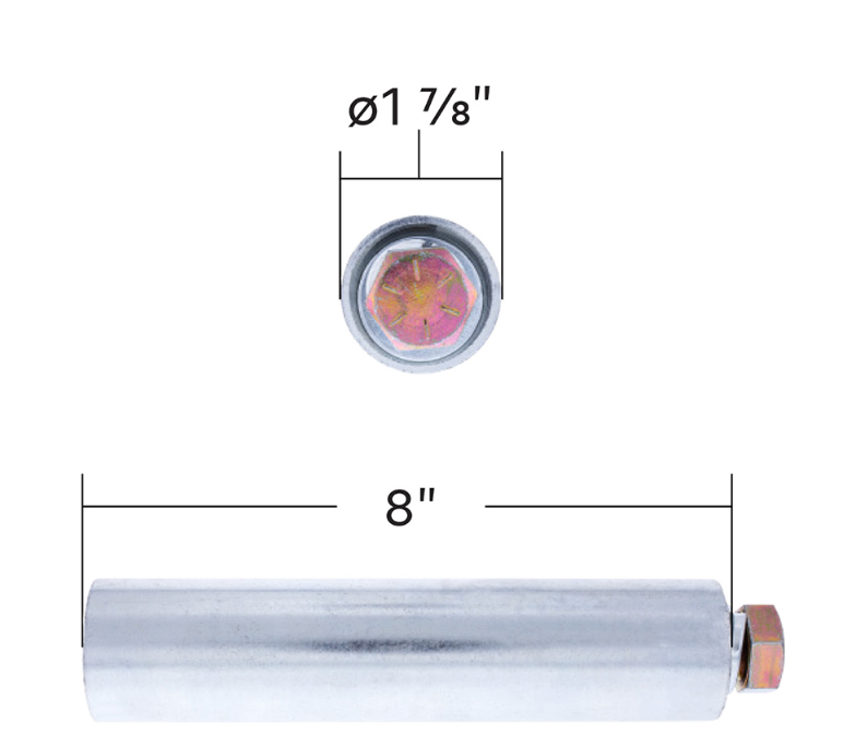 8" Quarter Fender Mounting Post - 10840